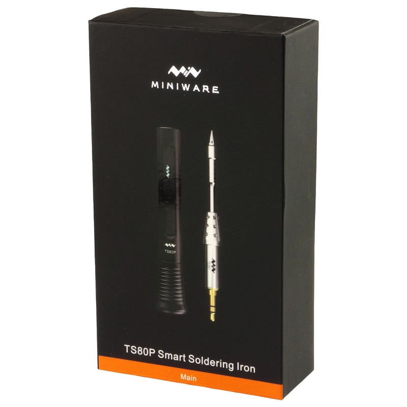 MiniWare TS80P - портативний цифровий паяльник 30W з дисплеєм