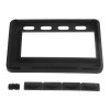 Front enclosure part with buttons