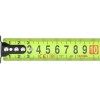 Close-up of the measuring tape