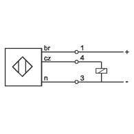 Sels PCID15ZPK - cylindrical inductive sensor, PNP, 15mm