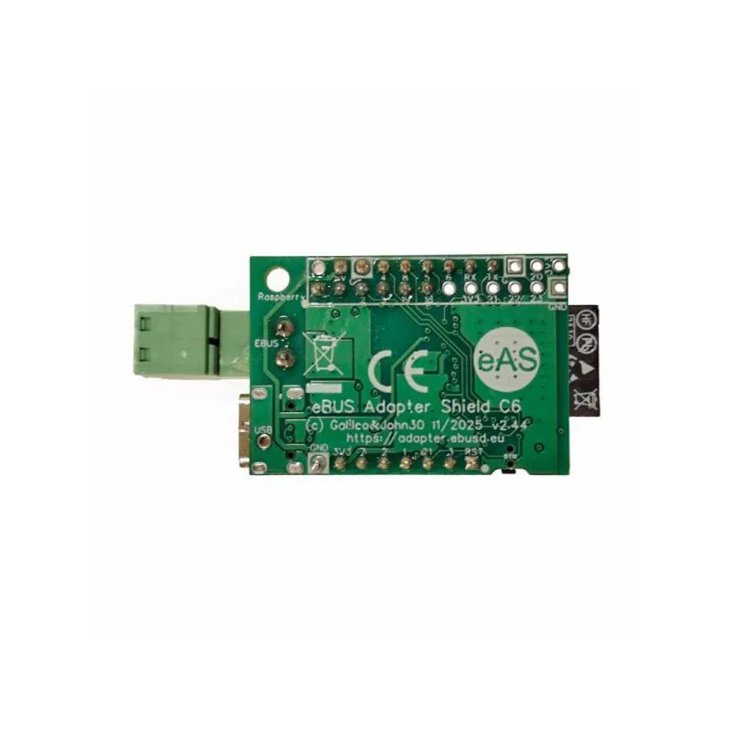 eBUS Adaptor Shield C6 — адаптер шины eBUS с модулем ESP32-C6