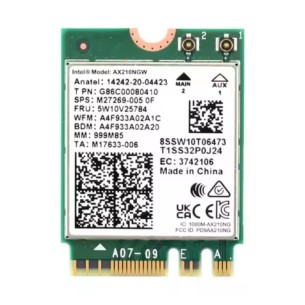 Intel WiFi 6E AX210NGW Bluetooth 5.3 5374Mbps M.2 2230 Network Card