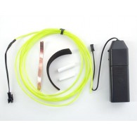 EL wire starter pack - Green 2.5 meter (8.2 ft)