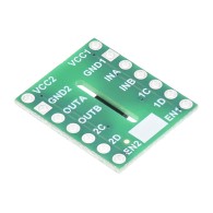 Pinouts of the ISO654x 4-Channel Digital Isolator Carrier series.