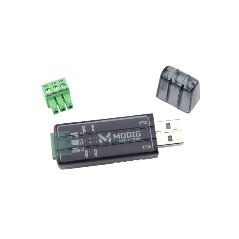 MODIG MD11002 — миниатюрный промышленный преобразователь RS485 в USB.