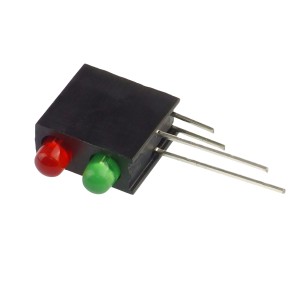 Dwukolorowa dioda LED THT do PCB-Kingbright L-934MD_1LI1LGD