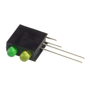 L-7104MD/1LG1LYD – Dioda LED THT 3 mm, dwukolorowa żółto-zielona