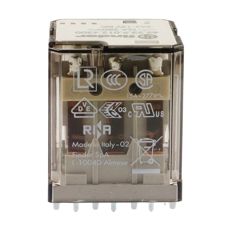 Finder 62.23.9.012.4300 - силовое реле 12 В 16 А 3xCO PCB