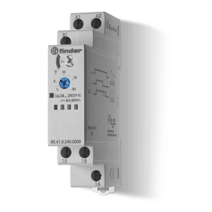 Finder 80.41.0.240.0000 - modułowy przekaźnik czasowy 1P 16A 24-240V AC/DC