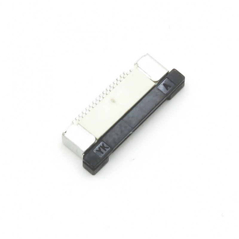 Złącze żeńskie ZIF FFC/FPC, raster 0,5mm, 16 pin, dolny kontakt, poziome