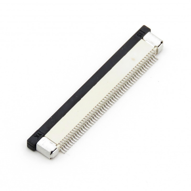 Złącze żeńskie ZIF FFC/FPC, raster 0,5mm, 50 pin, dolny kontakt, poziome