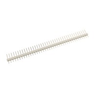 Goldpin white 1x40 pins. easy to print, 2.54mm pitch