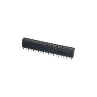 Contact strip 2.54mm straight 2x20, black