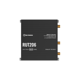 Teltonika RUT206 - przemysłowy router 4G LTE Cat 4 Dual SIM z RS232, RS485 i PoE In