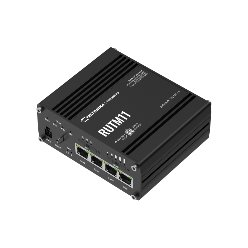 Роутер Teltonika RUTM11 LTE Cat 6 Wi-Fi 5 з двома SIM-картками