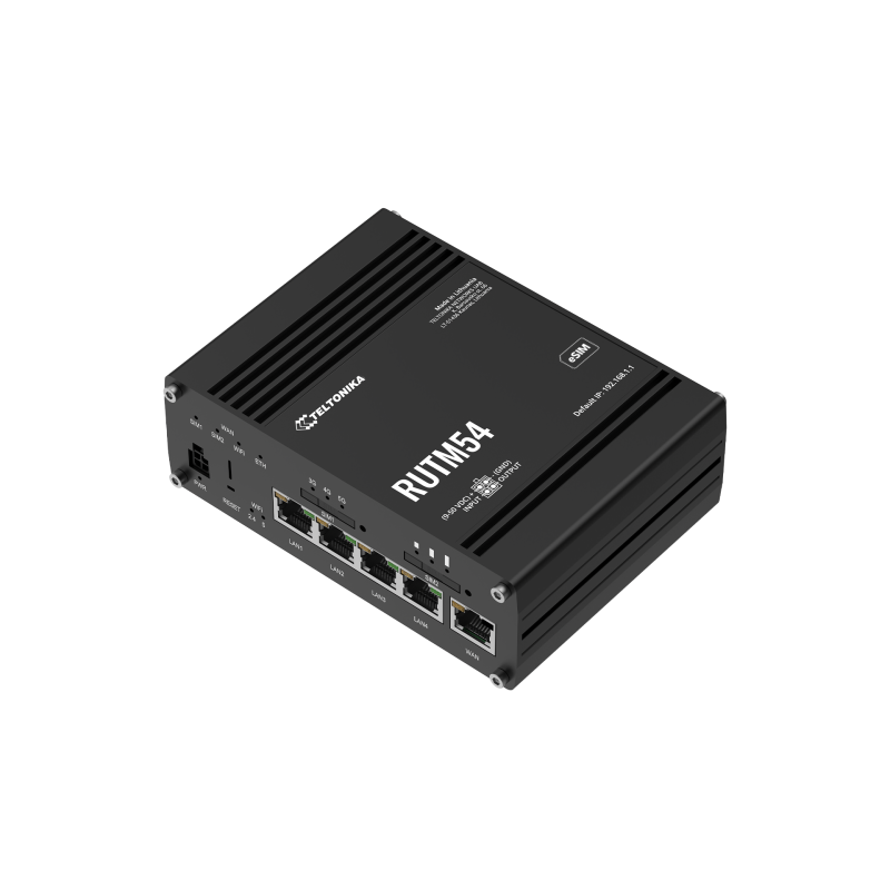 Маршрутизатор Teltonika RUTM54 5G LTE Cat 19 с поддержкой двух SIM-карт
