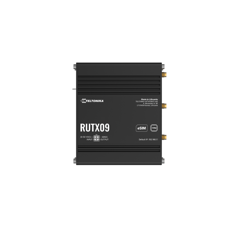 Teltonika RUTX09 LTE Cat 6 Dual SIM Gigabit Router