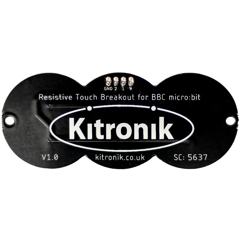 Kitronik 5637 - резистивна сенсорна клавіатура для BBC micro:bit - 3 сенсорні поля