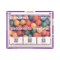 Soldered Inkplate 6COLOR - 5.65" e-paper with enclosure and battery