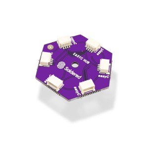 Soldered Qwiic Hub - 6-port Qwiic hub