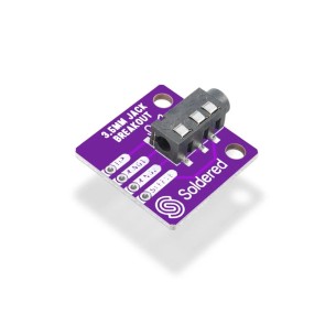 3.5mm Jack TRRS 4-Pin Breakout Board - Soldered
