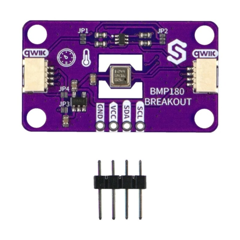 Датчик тиску та температури BMP180 I2C Qwiic - паяний