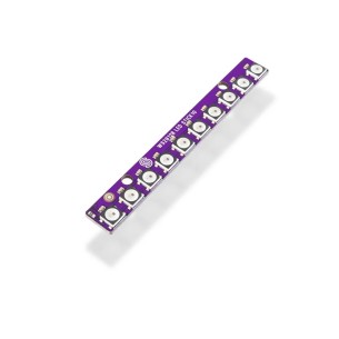 Listwa LED RGB WS2812B 10 diod 5V 80mm - Soldered