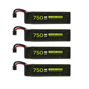 Flywoo Explorer 1S 750mAh 80C LiHV V2 - A30 - 4 pcs.