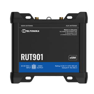 Teltonika RUT901 - przemysłowy router 4G LTE Cat 4 Dual SIM z WiFi 4 i 4 portami Ethernet