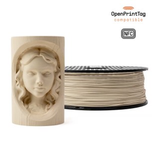 Prusament Woodfill Birch White 1kg NFC Filament 1.75mm
