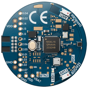Nordic nRF54L15 Tag - zestaw prototypowy Bluetooth do Apple Find My i Google Find Hub