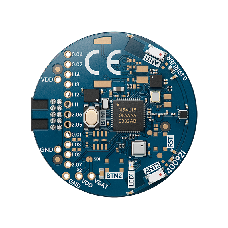 Nordic nRF54L15 Tag - Bluetooth Development Kit for Apple Find My and Google Find Hub