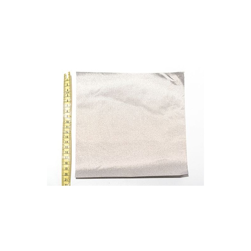 Електропровідний нейлоновий матеріал сріблястий 20х20см