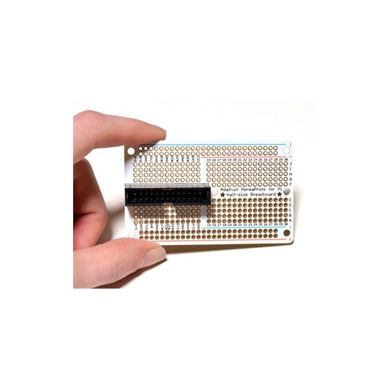 Adafruit Half-size Perma-Proto Raspberry Pi Breadboard PCB Kit, RoHS