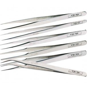A set of antimagnetic metal tweezers