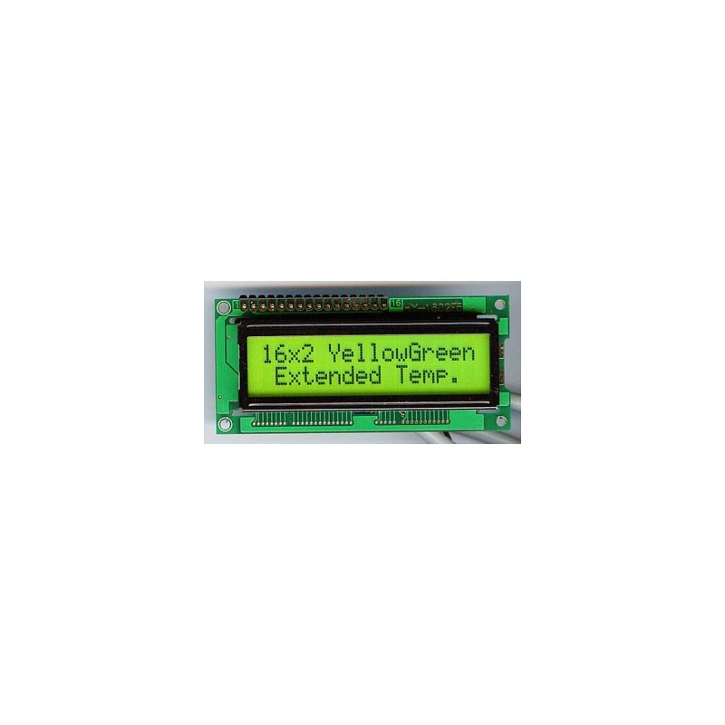 LCD-AC-1602E-YIY Y/G-E6 PBF 3V