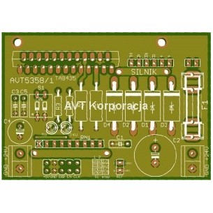 Stepper motor controller for CNC milling machine - AVT5358 / 1 A set (printed circuit board)