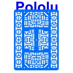 Pololu 1544 - Pololu RP5/Rover 5 Expansion Plate RRC07B (Wide) Solid Light-Blue