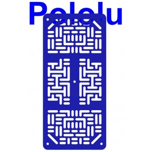 Pololu 1532 - Pololu RP5/Rover 5 Expansion Plate RRC07A (Narrow) Solid Blue