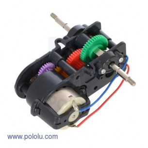 Pololu 2390 - Tamiya 72007 4-Speed High-Power Gearbox Kit