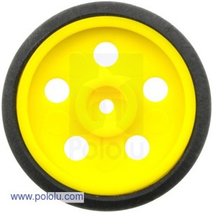 Pololu 688 - Solarbotics GM10 1" Wheel Yellow
