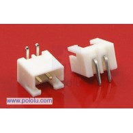 Polol 1168 - 2.5 mm JST XH-Style Shrouded Male Connector: 2-Pin, Right Angle