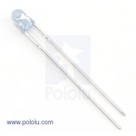 Pololu 1073 - T1 (3mm) Blue LED with Light Blue Diffused Lens