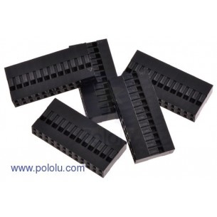 Pololu 1921 - 0.1' (2.54mm) Crimp Connector Housing: 2x12-Pin 5-Pack