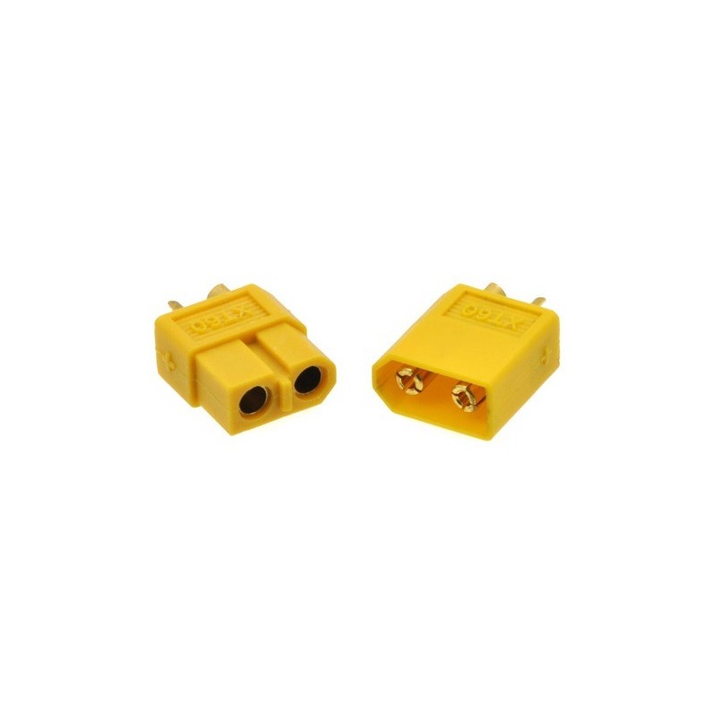 Pololu 2175 - XT60 Connector Male-Female Pair, Yellow