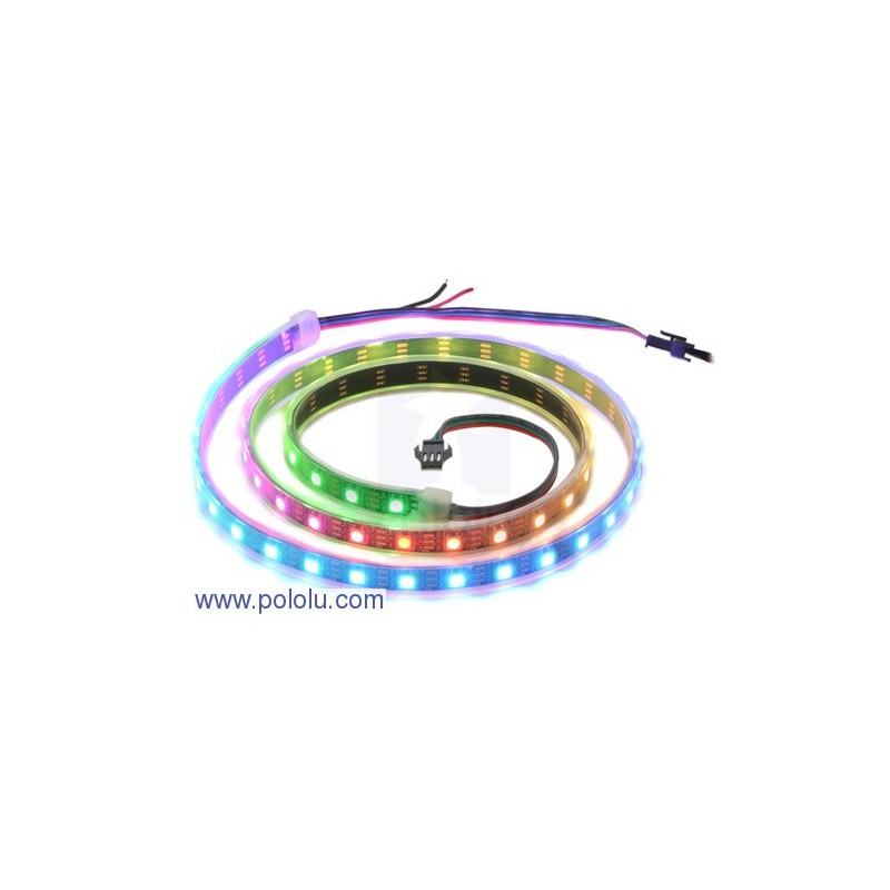 Pololu 2549 - Addressable RGB 60-LED Strip, 5V, 1m (WS2812B)