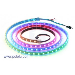 Pololu 2550 - Addressable RGB 120-LED Strip, 5V, 2m (WS2812B)