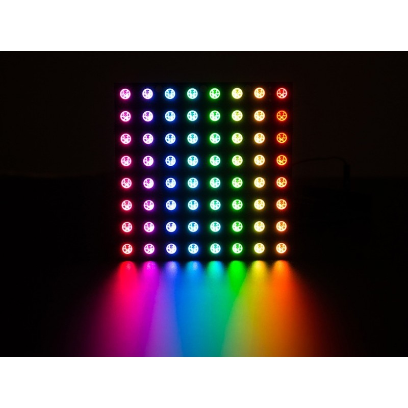 Adafruit Neopixel Neomatrix 8x8 64 Rgb Led Pixel Matrix Kamami On Line Store 