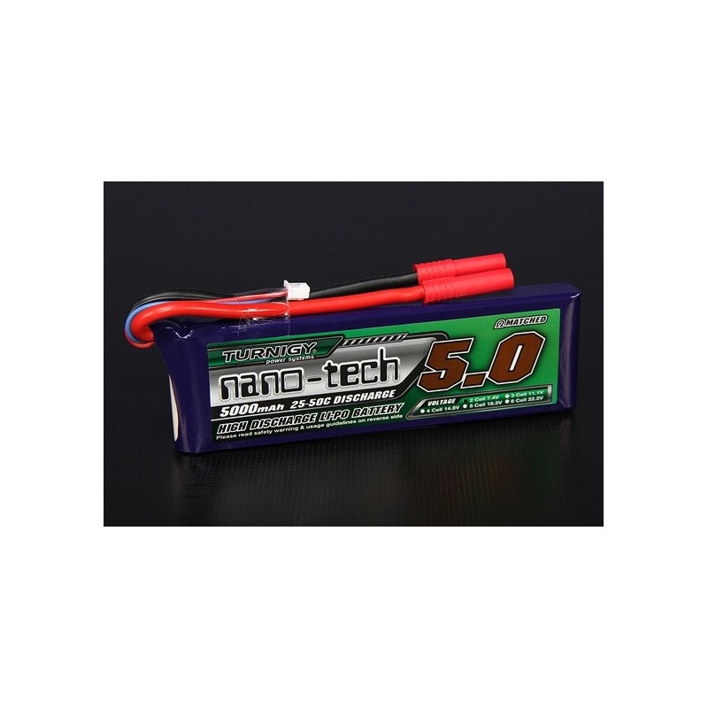 Turnigy nano-tech 5000mah 2S 25~50C Lipo Pack
