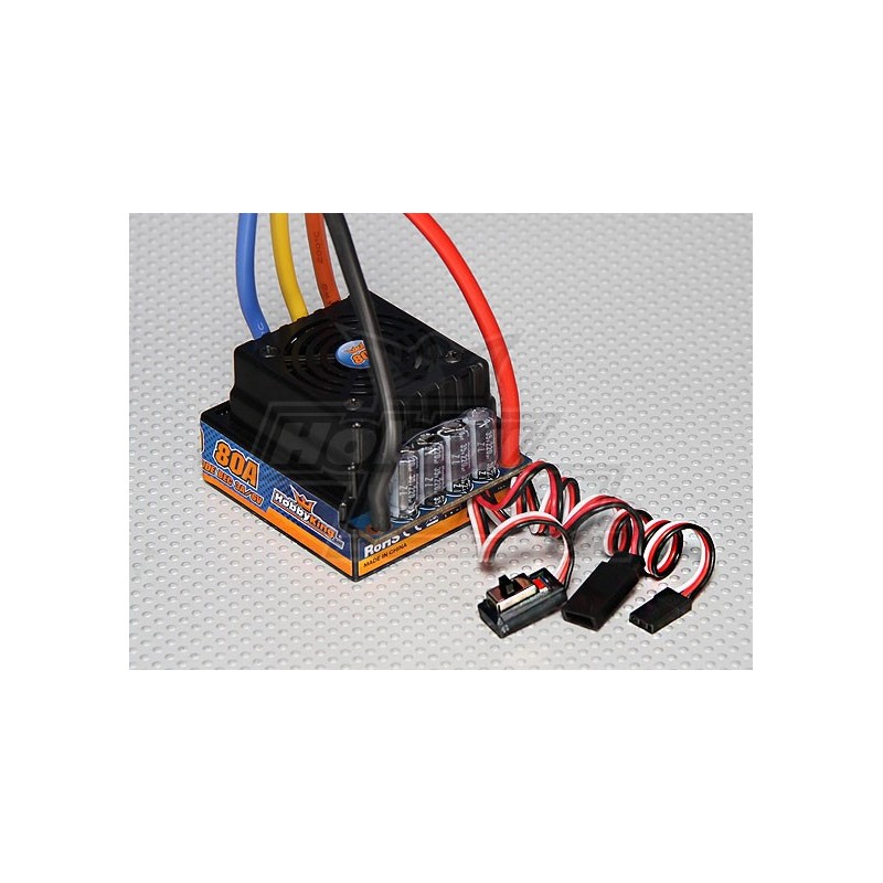Hobby King 80A Sensored/Sensorless Car ESC (1:8/1:5)